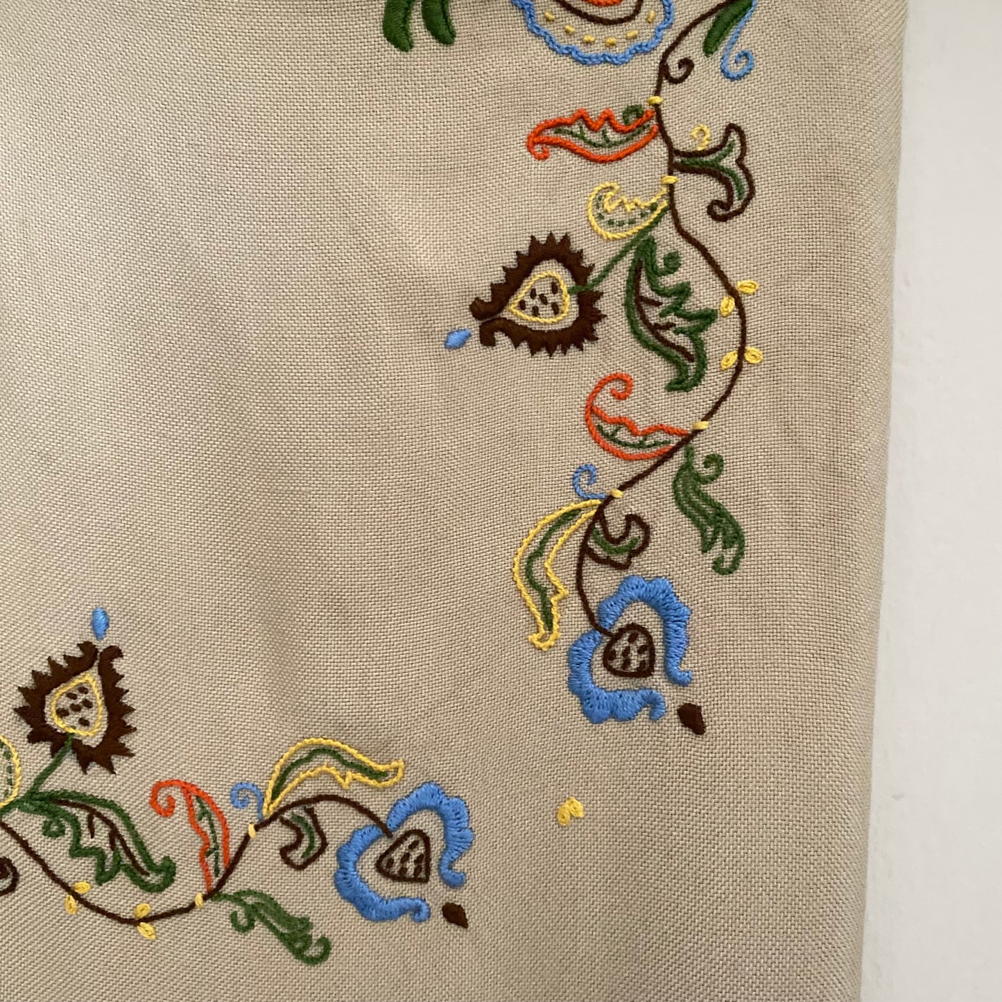 Embroidered tablecloth