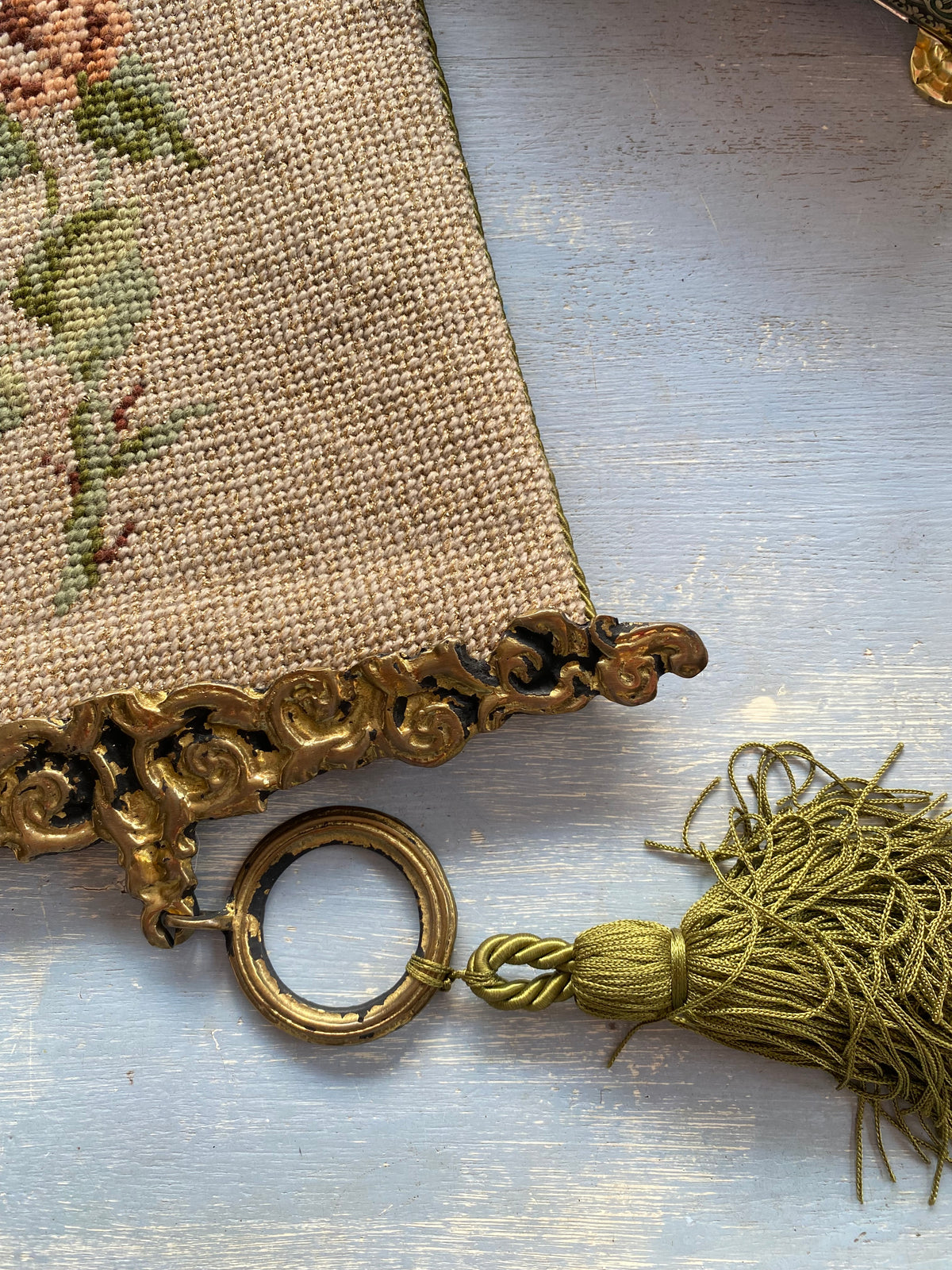 Needlepoint bell pull