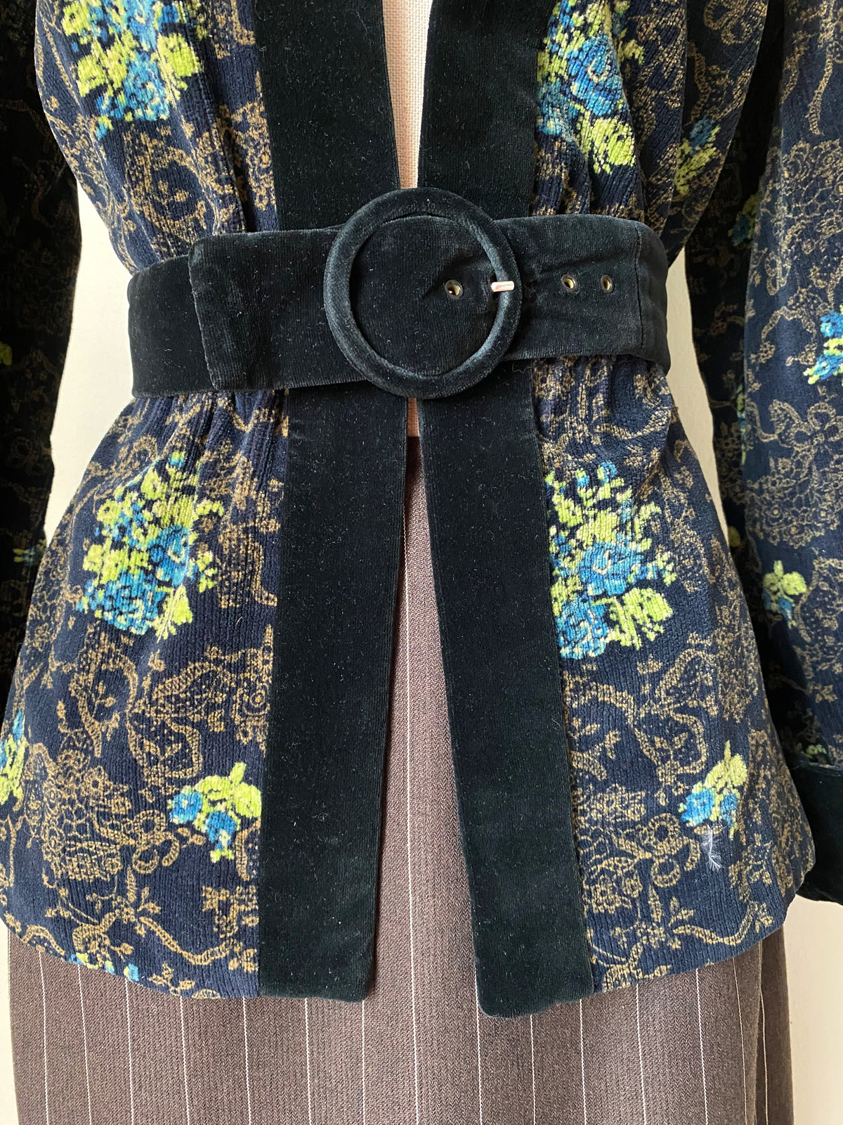 Corduroy kimono jacket