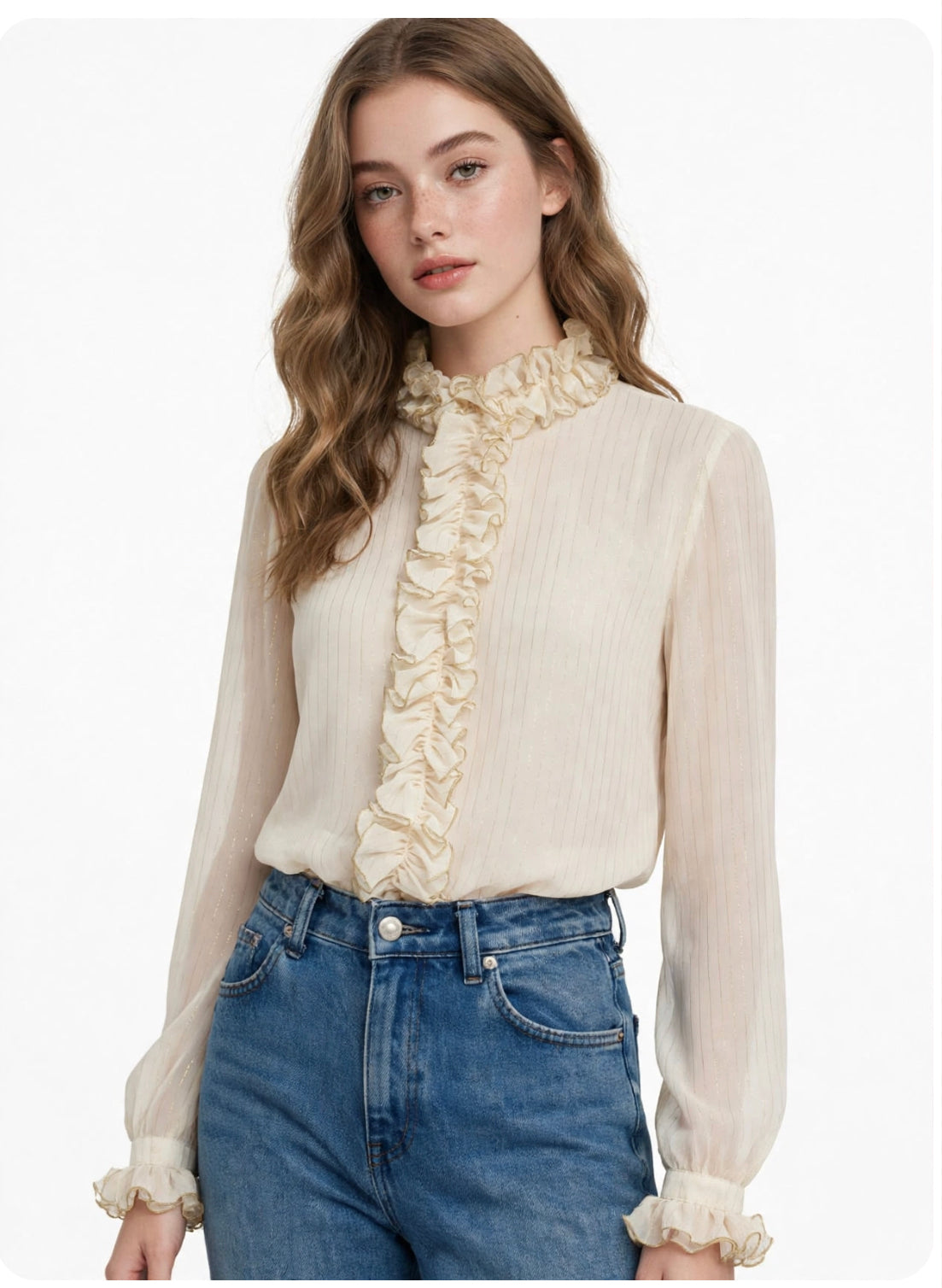 Ruffle blouse