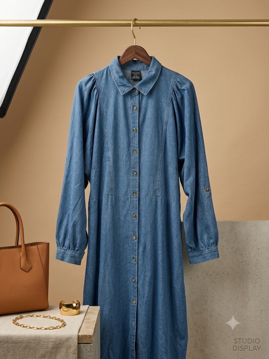 Denim dress