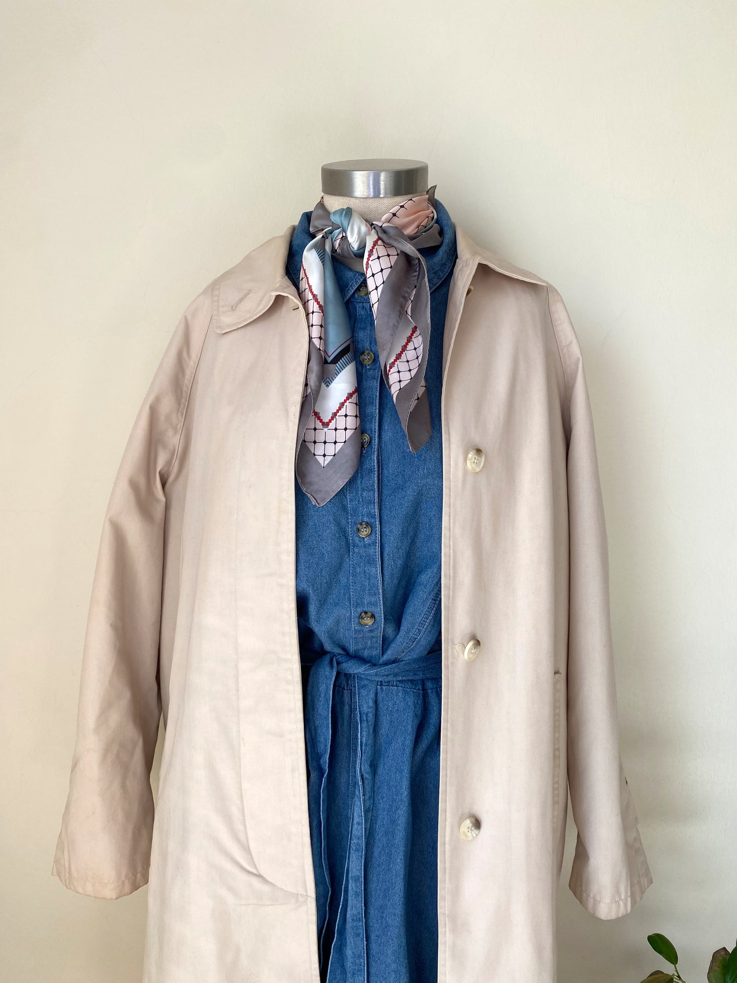 Cotton trench coat