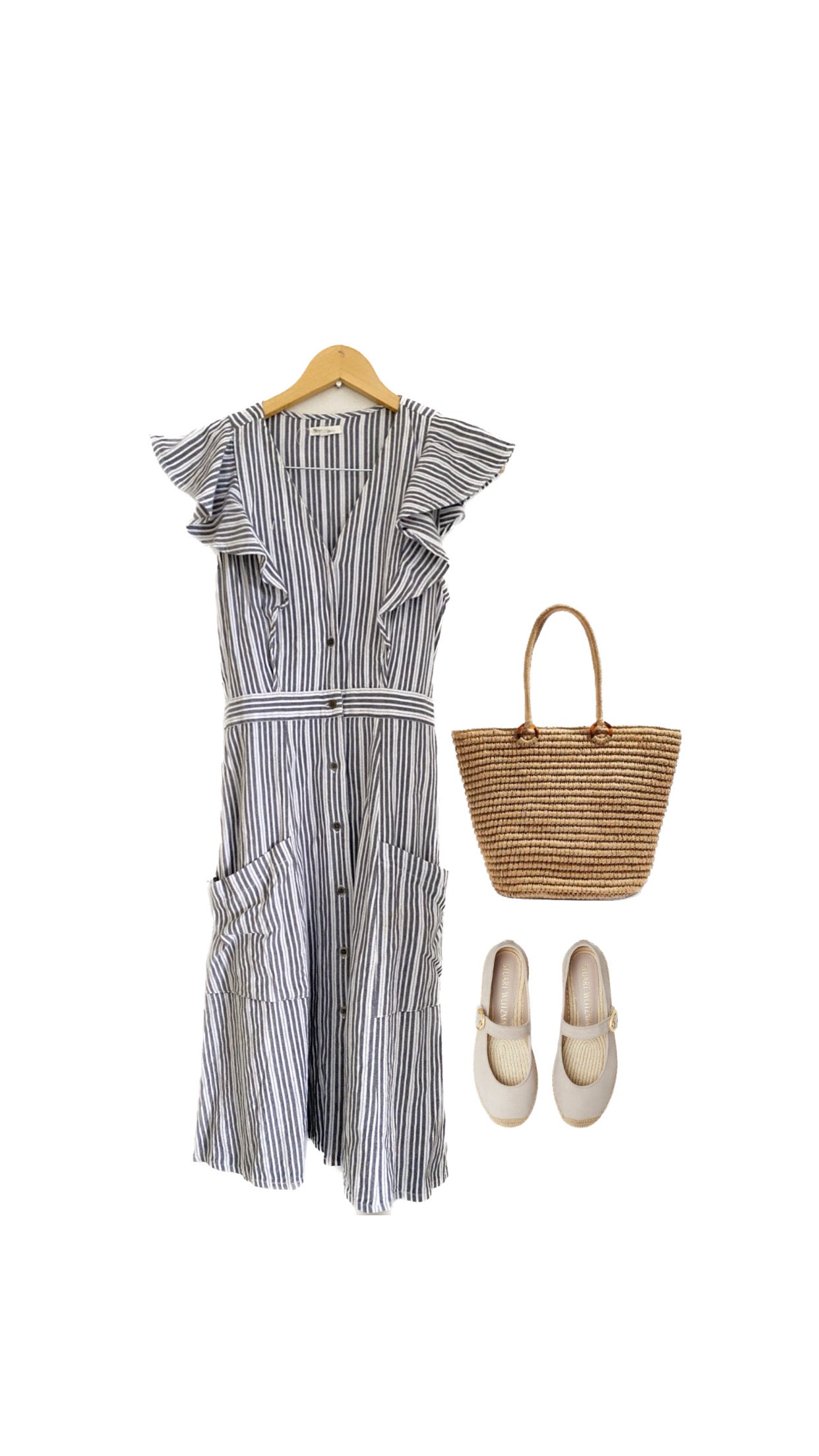 Cotton blend dress