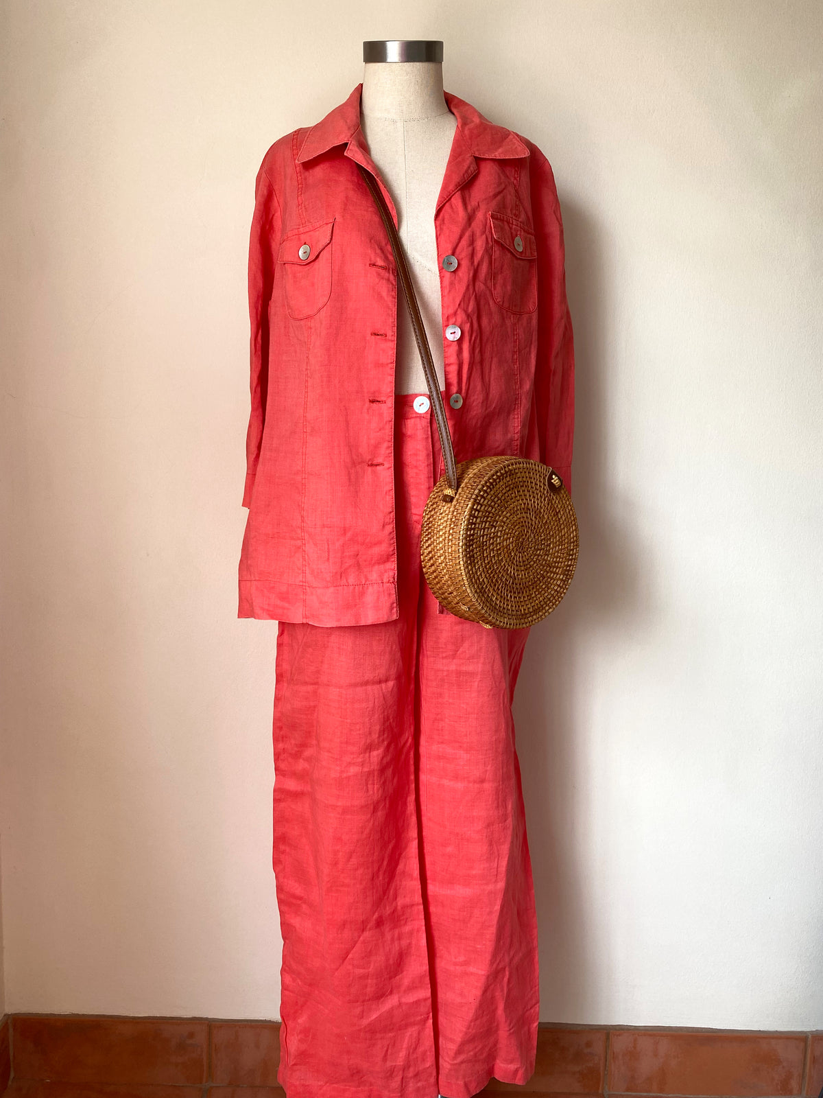 Linen suit