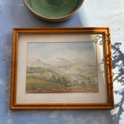 Watercolor landscape