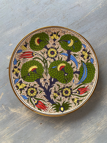 Vintage ceramic plate