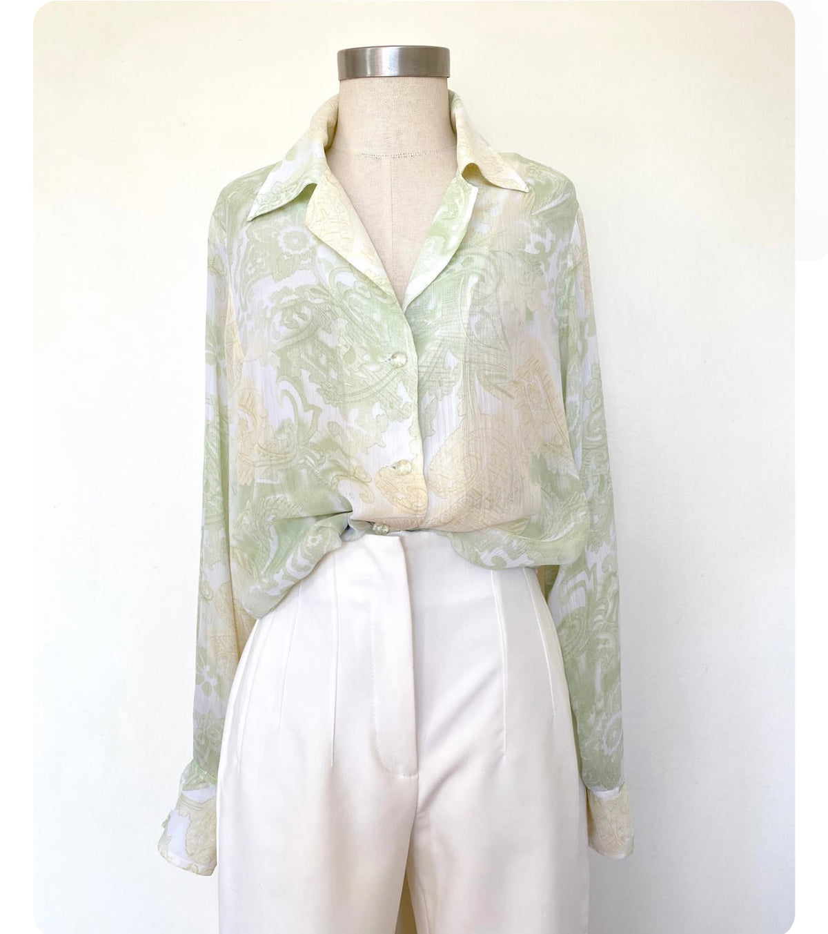 Paisley button down