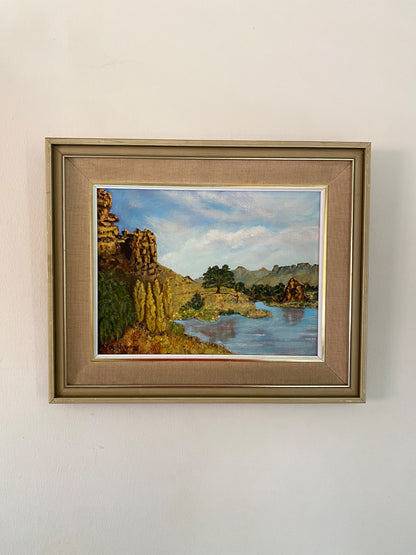 Landscape oil on board