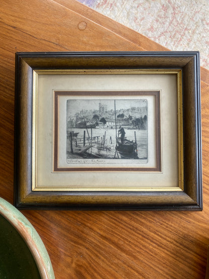 Vintage etchings