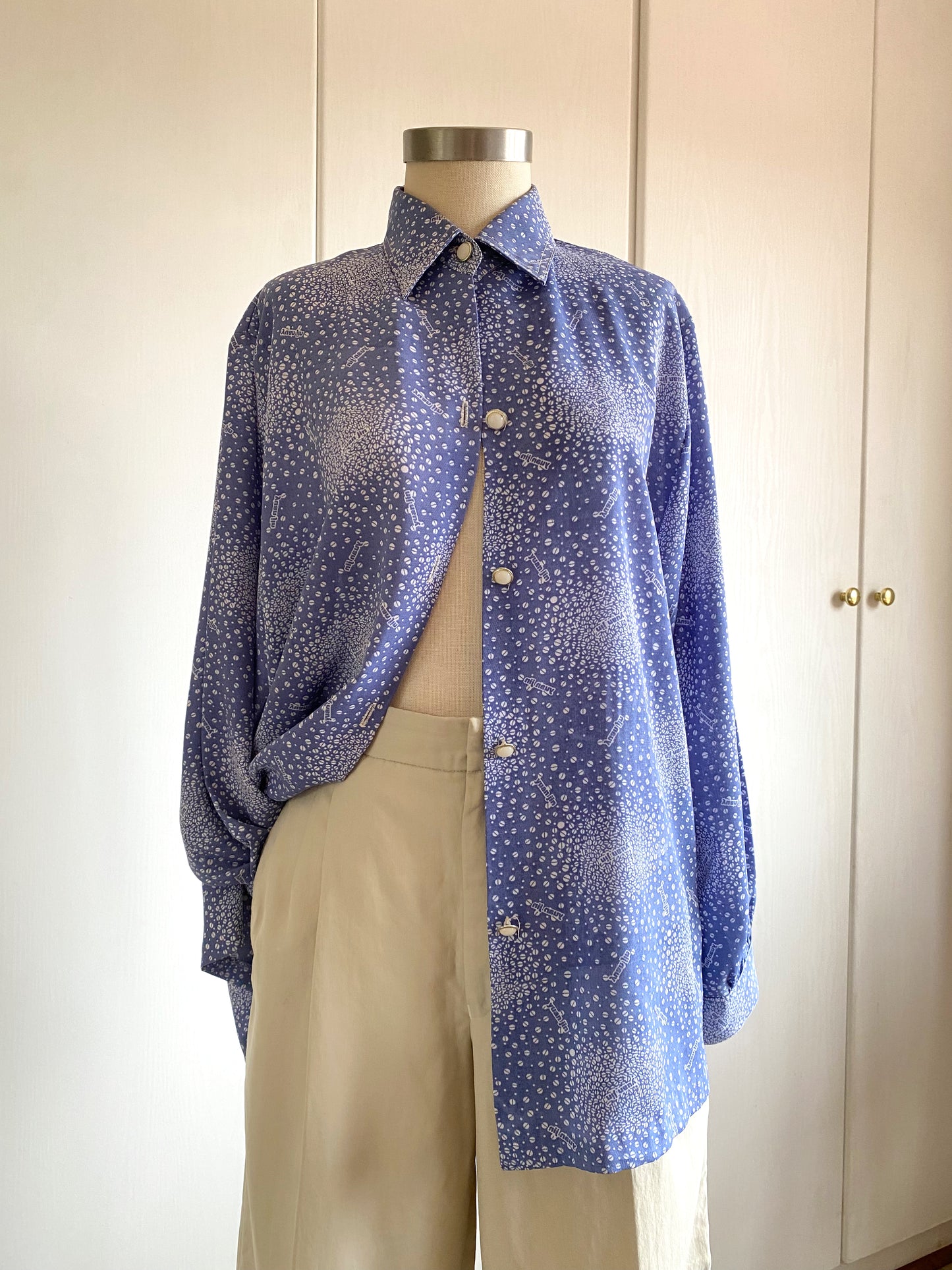 Periwinkle button up