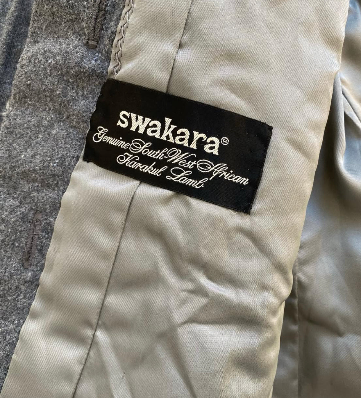 Swakara fur jacket