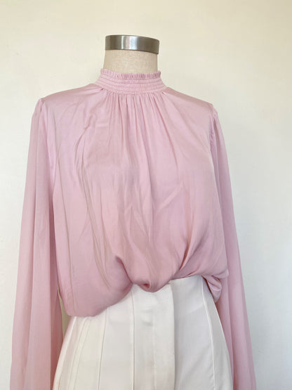 Pastel pink blouse