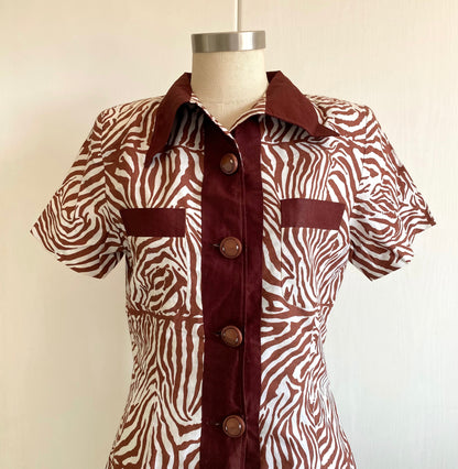 Animal print jacket