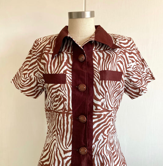 Animal print jacket