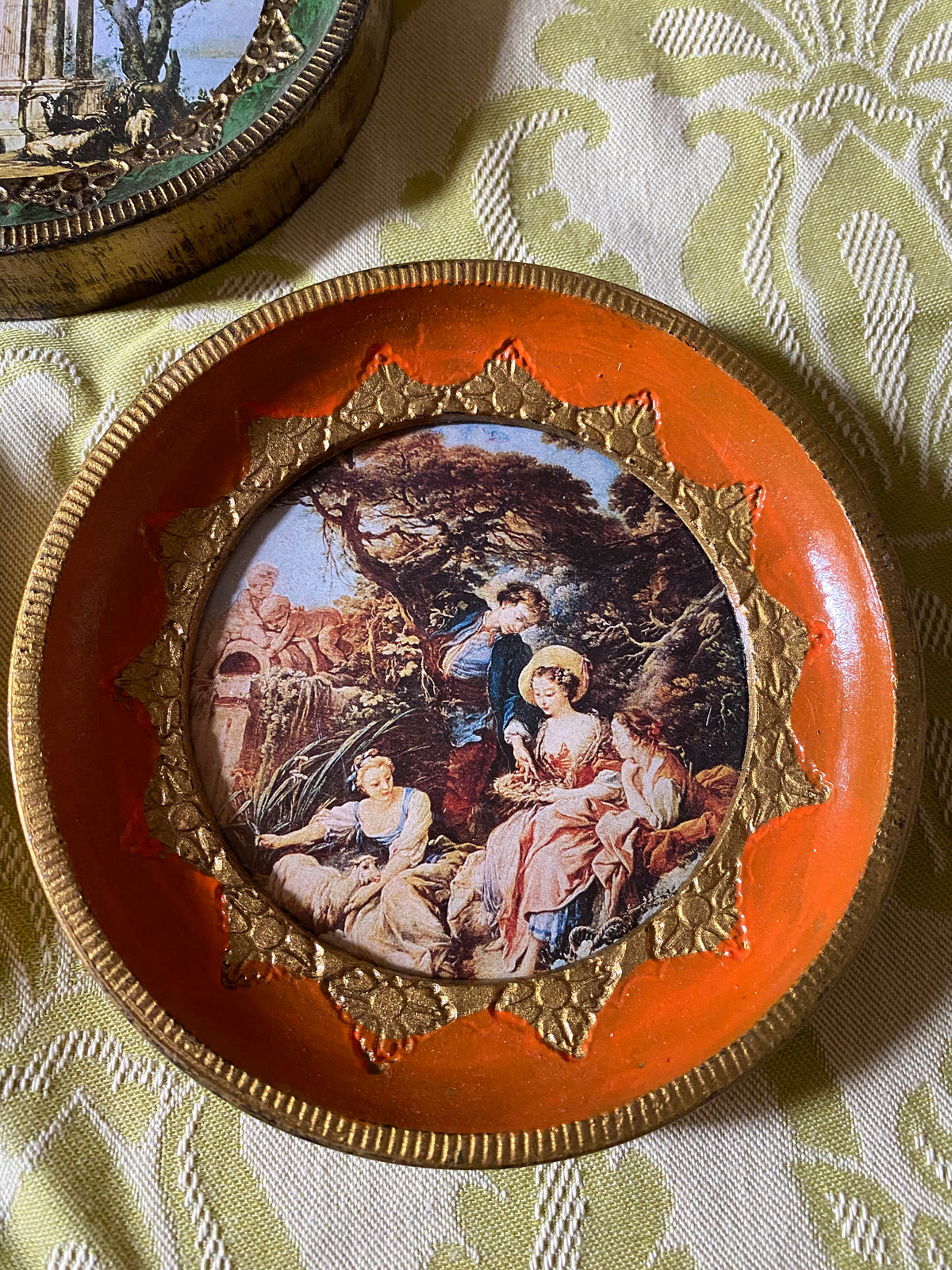 Miniature vintage plaques