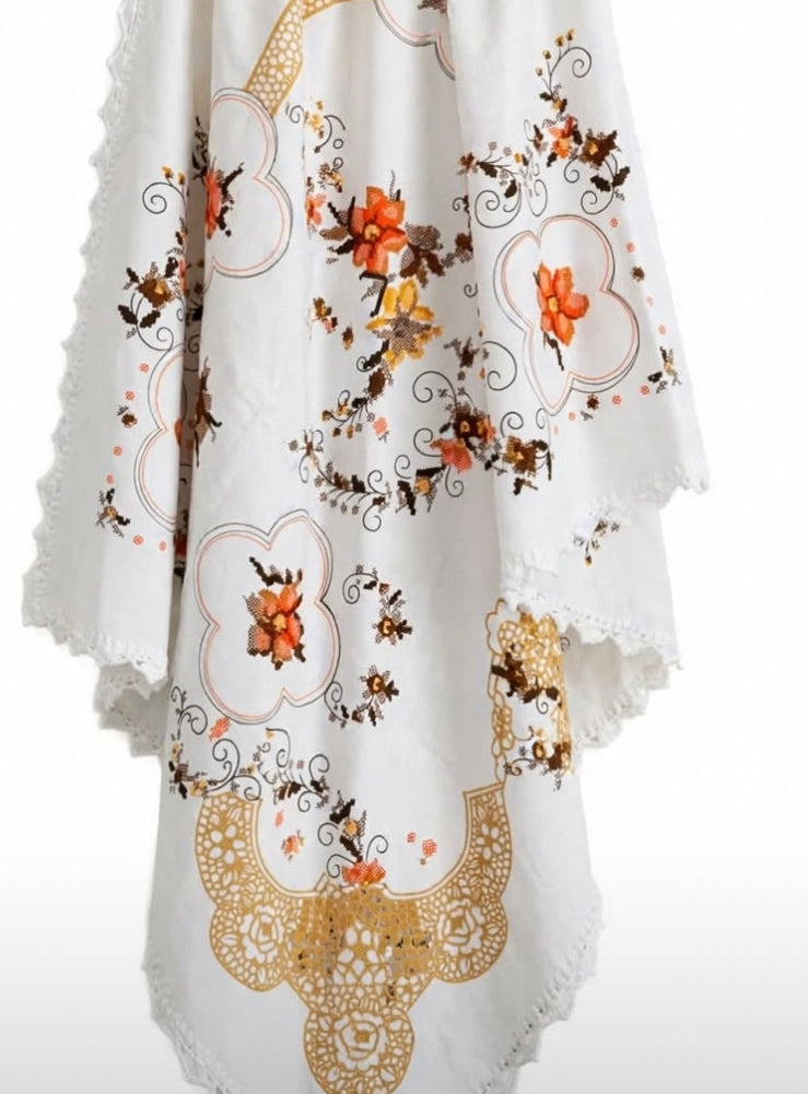 Printed tablecloth
