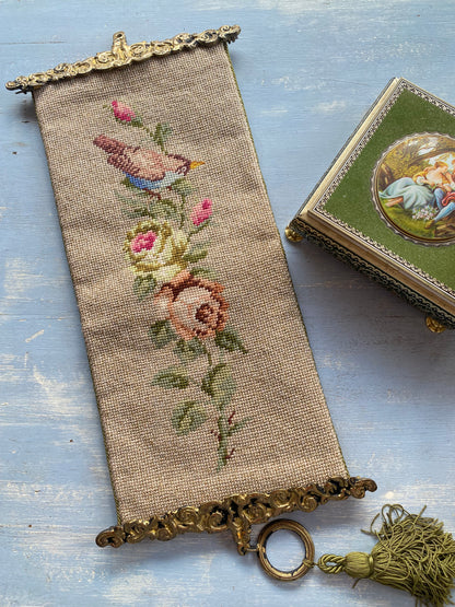 Needlepoint bell pull