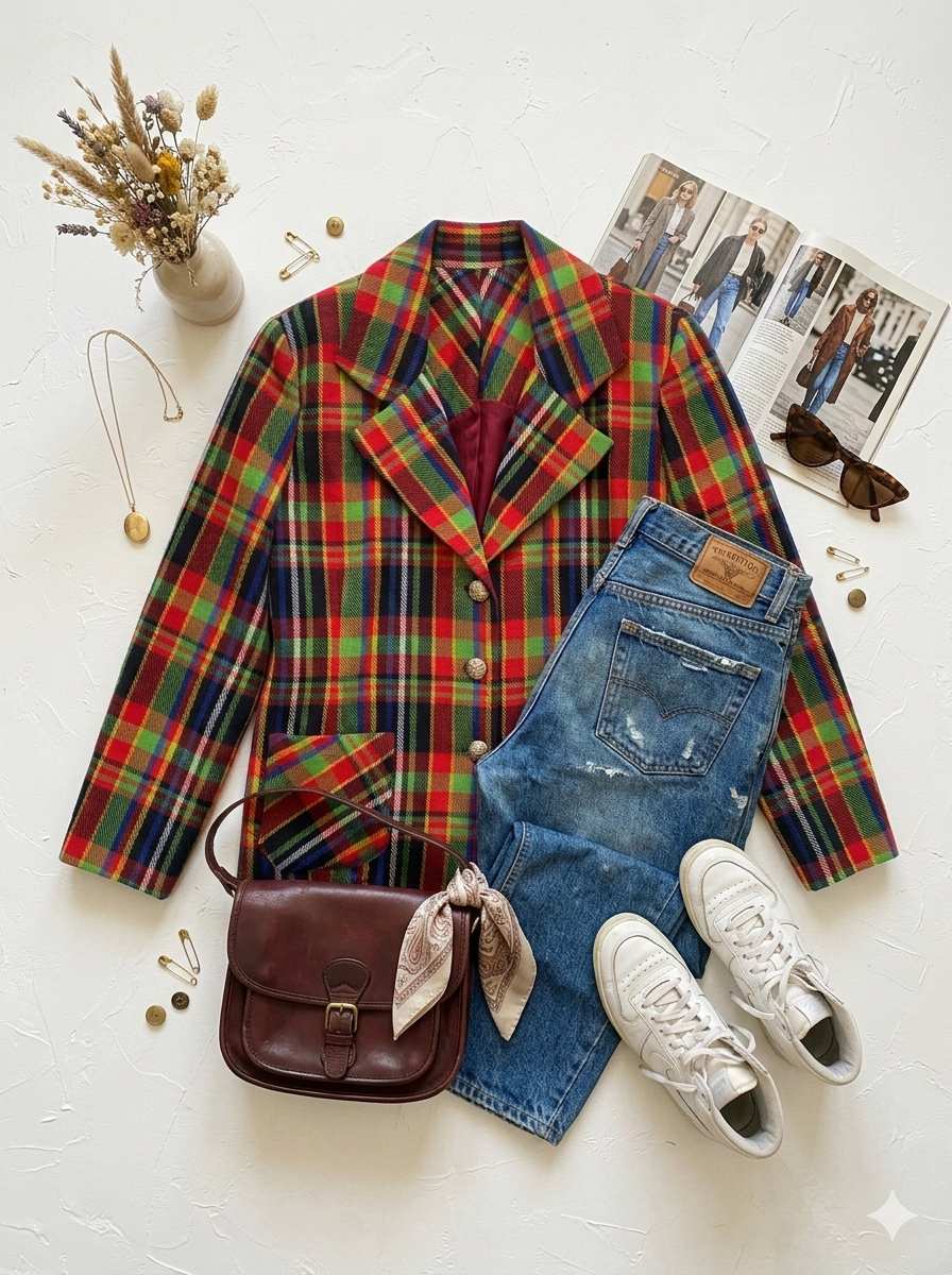 Plaid jacket