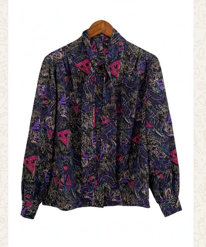 Graphic print blouse
