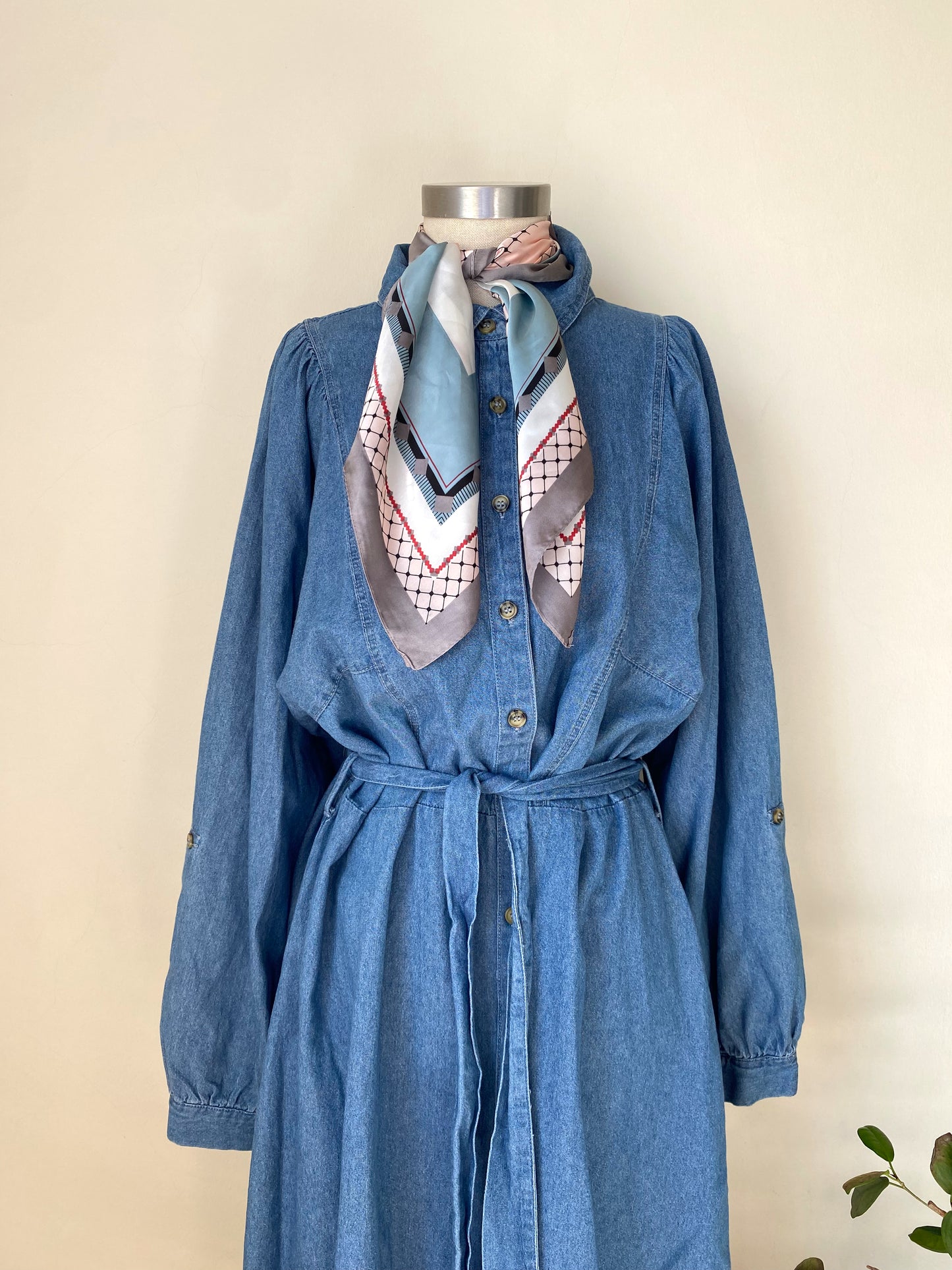 Denim dress