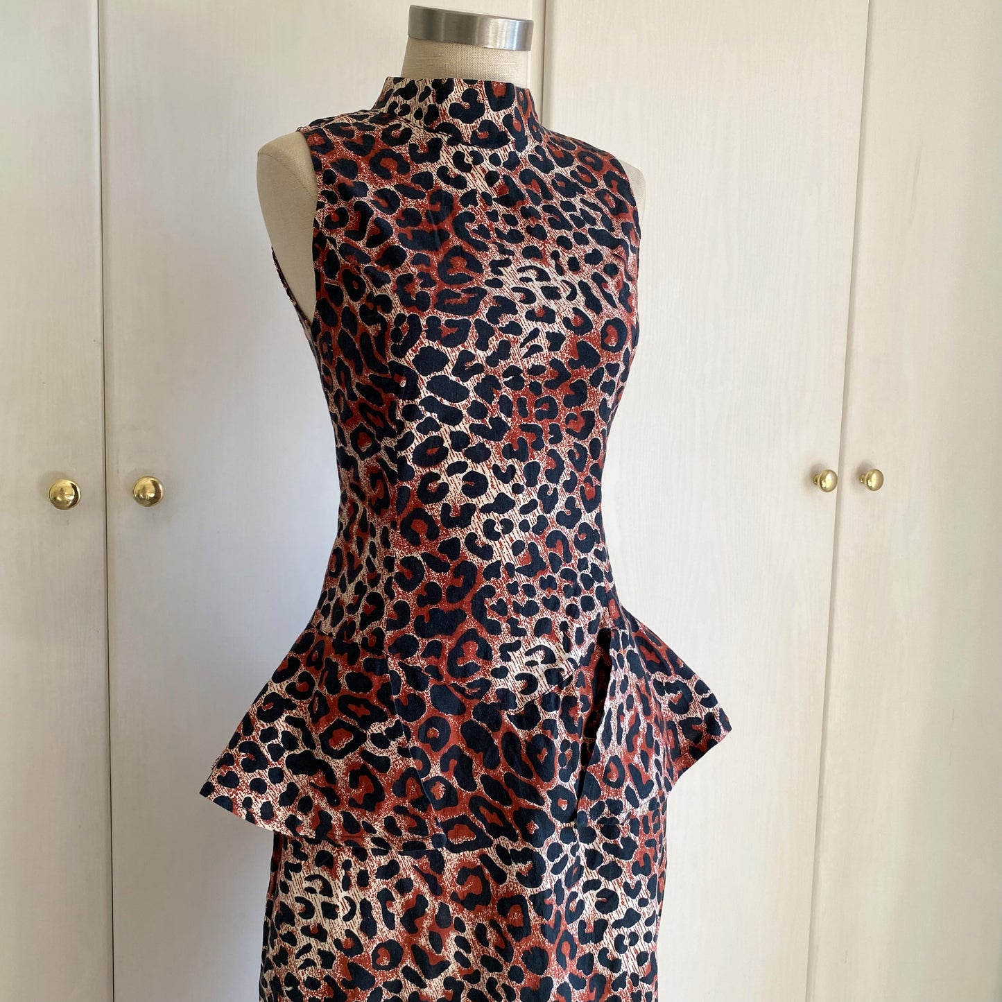 Animal print dress