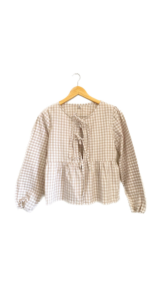Gingham blouse