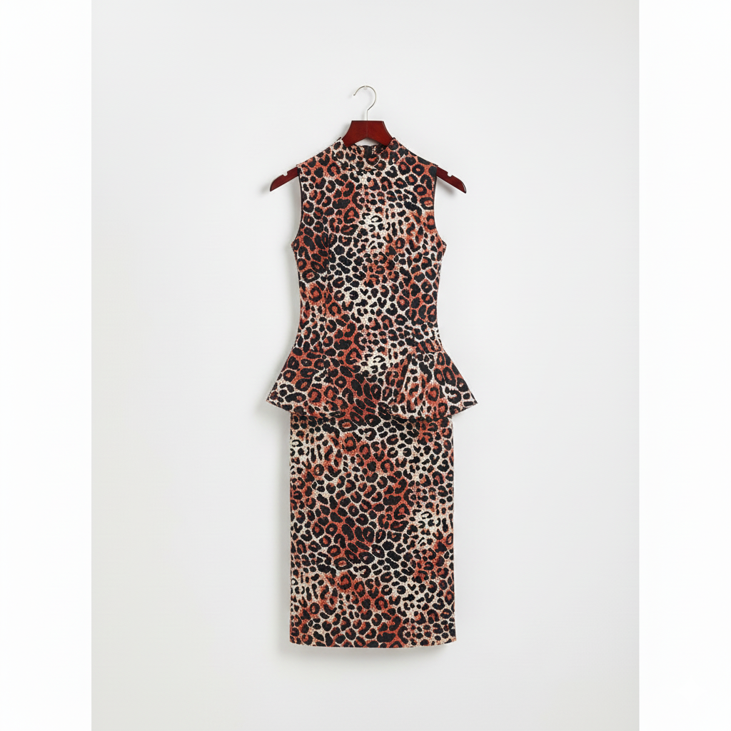 Animal print dress