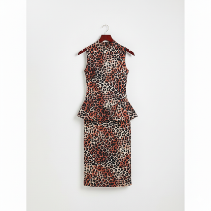Animal print dress