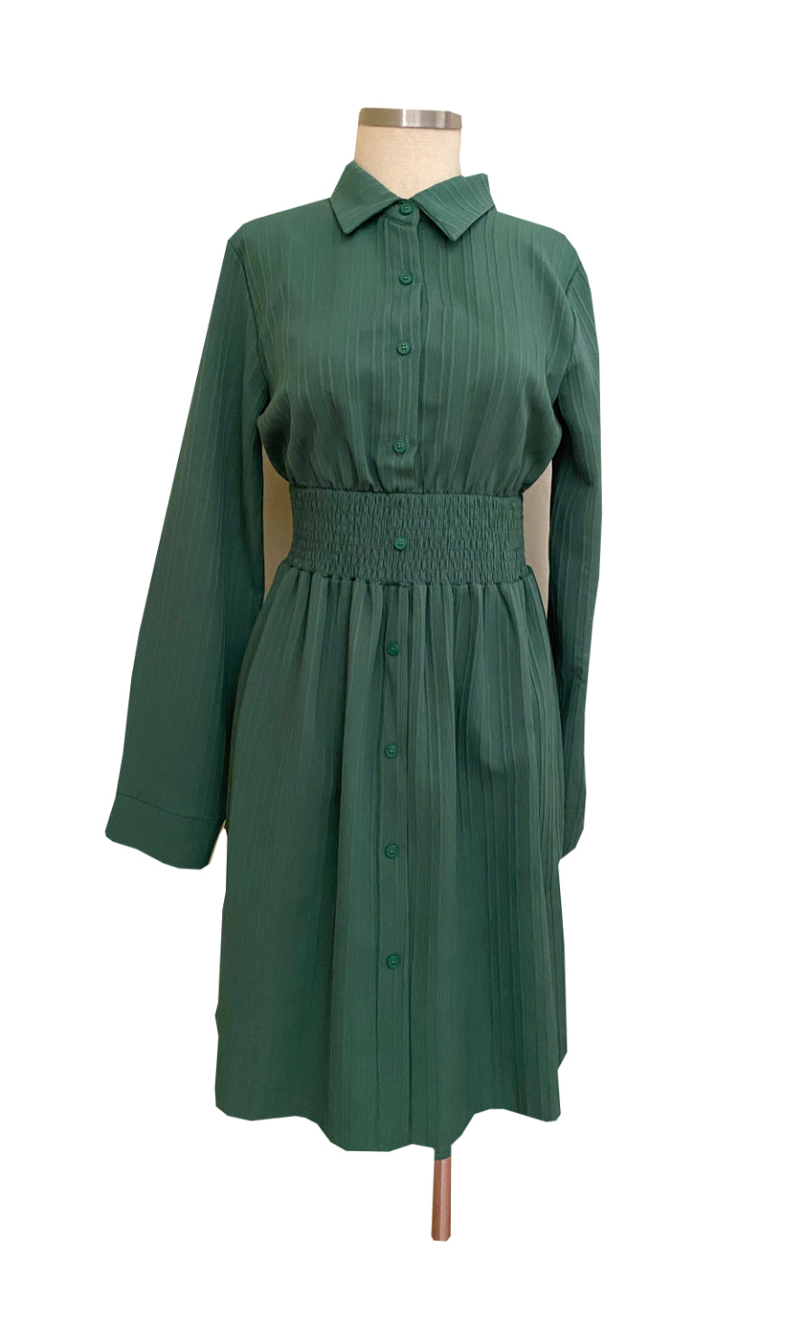 Emerald green dress