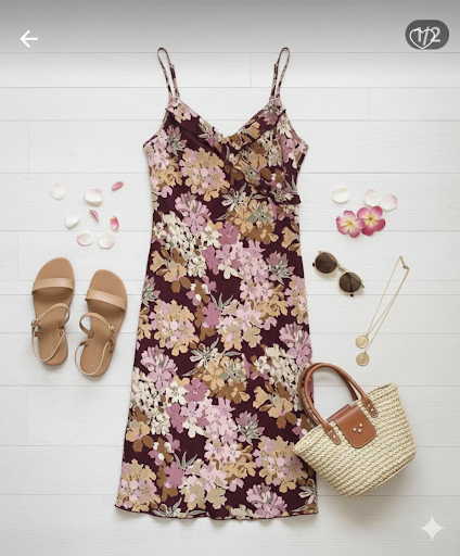 Floral sun dress