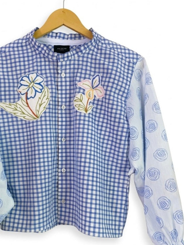 Gingham blouse