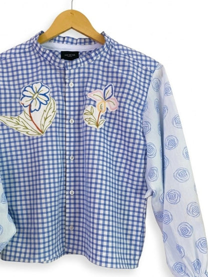 Gingham blouse