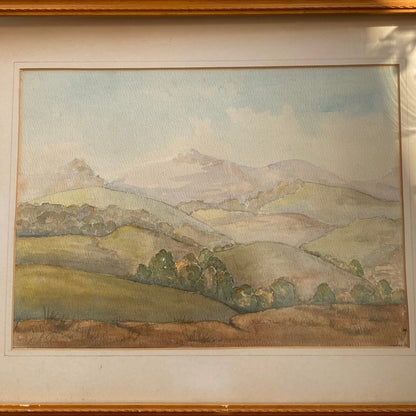 Watercolor landscape