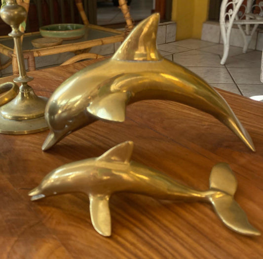 Brass dolphins