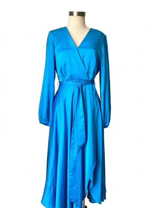 Satin midi dress