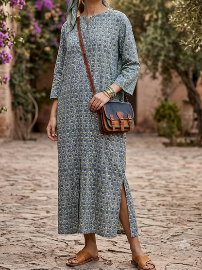 Cotton maxi dress