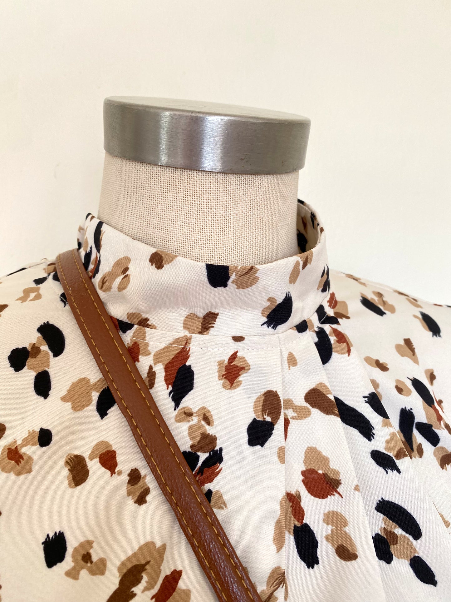 Abstract print blouse