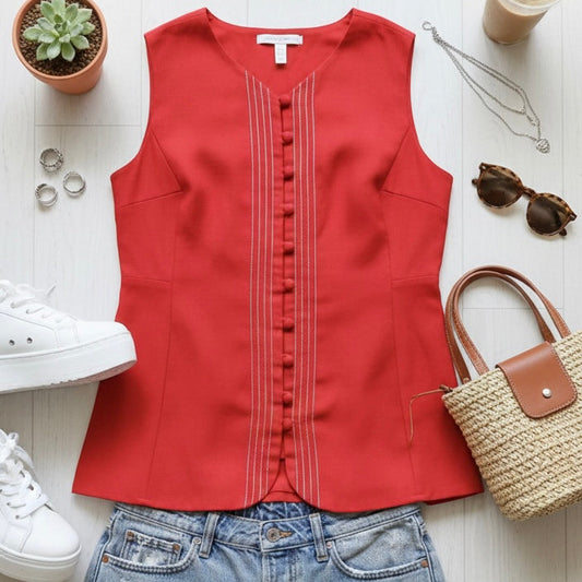 Red vintage top