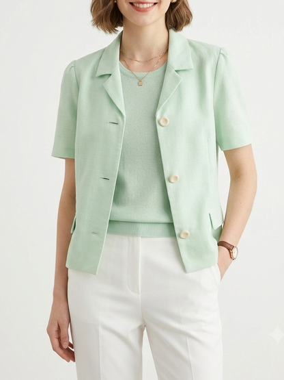 Short sleeve vintage jacket