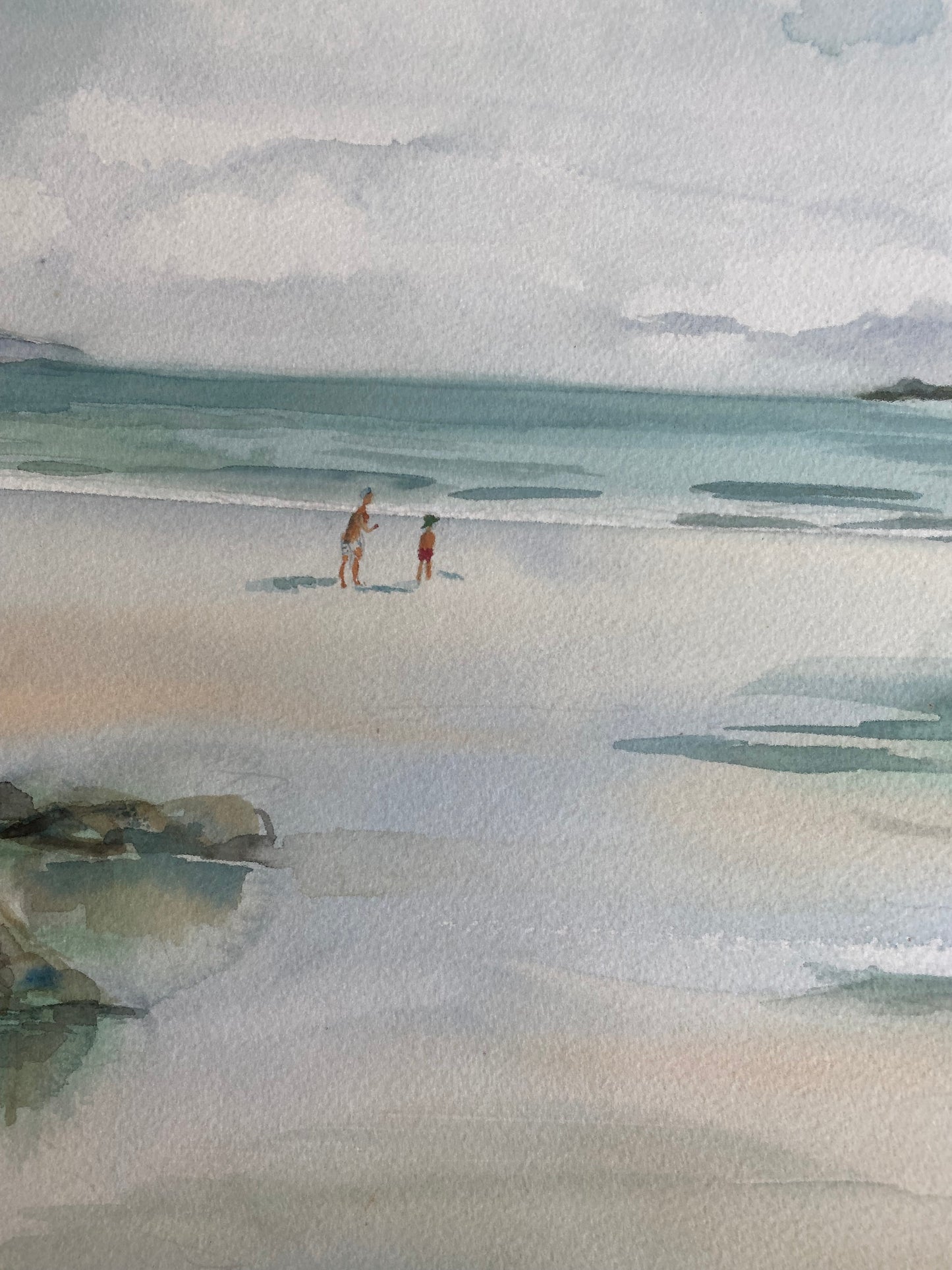 Impressionist shoreline