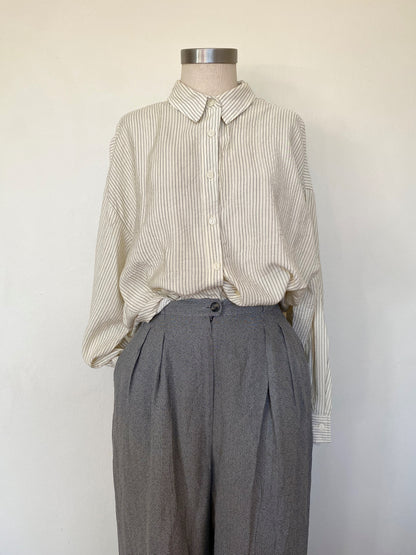 High waisted trousers