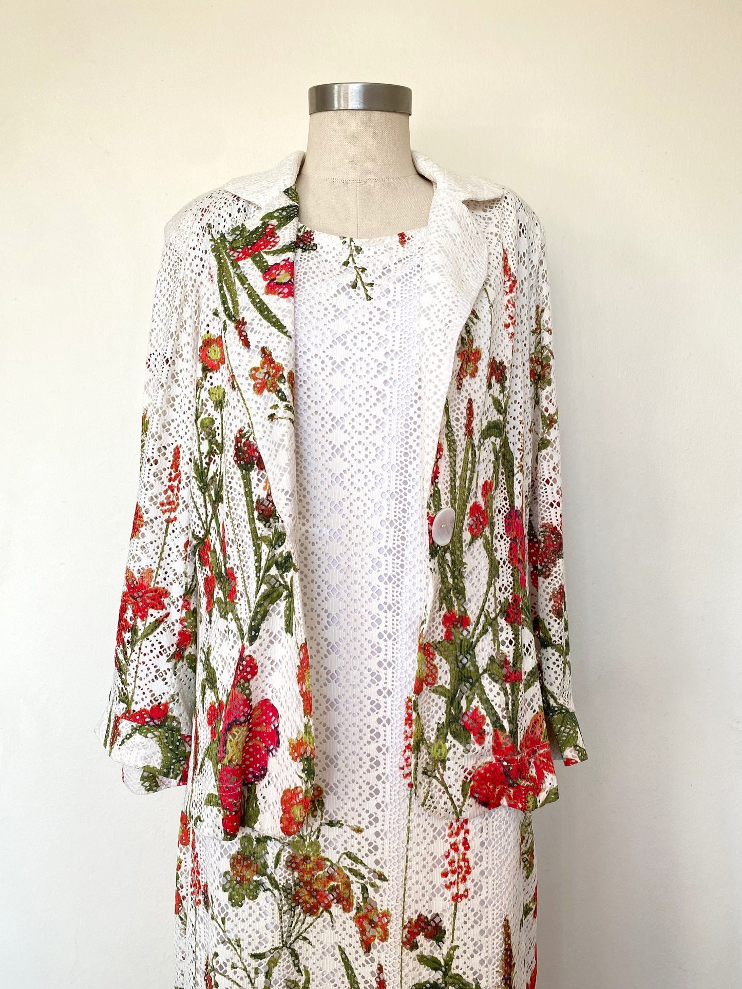 Botanical dress and jacket