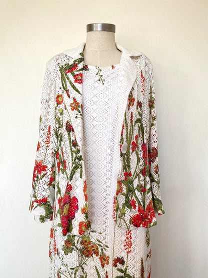 Botanical dress and jacket