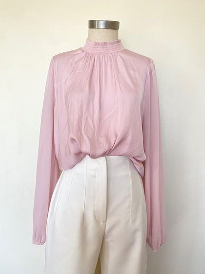 Pastel pink blouse