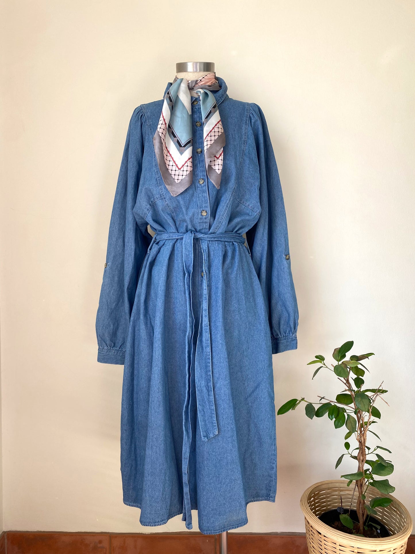 Denim dress