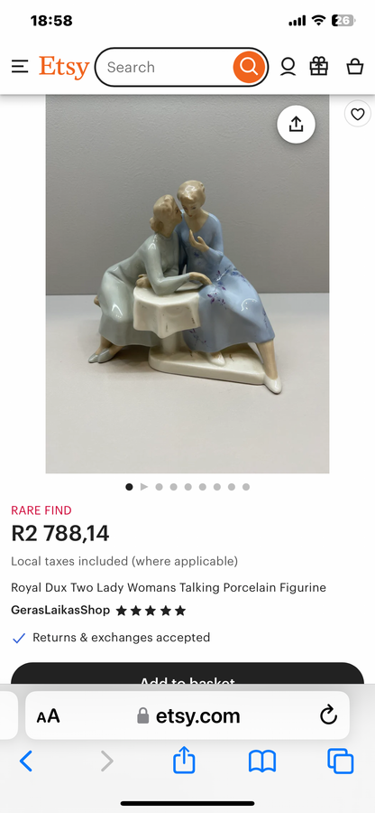 Royal Dux figurine