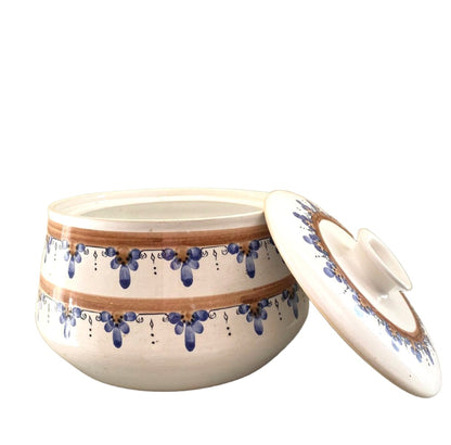 Hand painted casserole dish