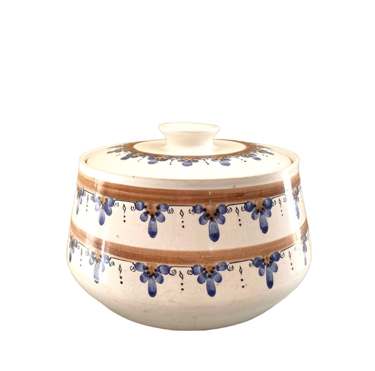 Hand painted casserole dish