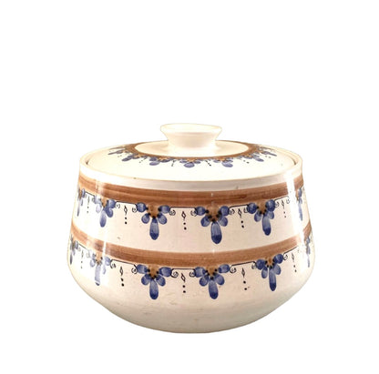 Hand painted casserole dish