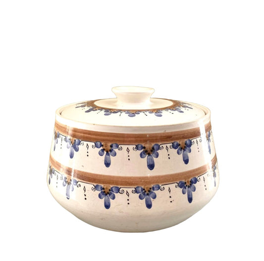 Hand painted casserole dish